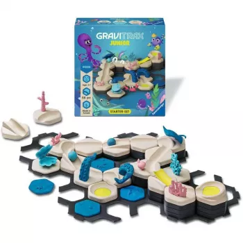 Σετ κατασκευής μαρμάρινης διαδρομής Ravensburger GraviTrax Junior Starter-Set S Wüstenstrecke, Μοντέλο 24585