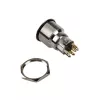 Διακόπτης πίεσης DimasTech Vandalismustaster 22mm Silverline Dot RGB PD215, 22 mm