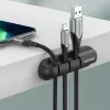 Vention Οργανωτής καλωδίων 5 θυρών, 2 τεμ., μαύρο