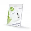 USB φορτιστής Universal λευκό/4-Port EG-U4AC-02 GEMBIRD