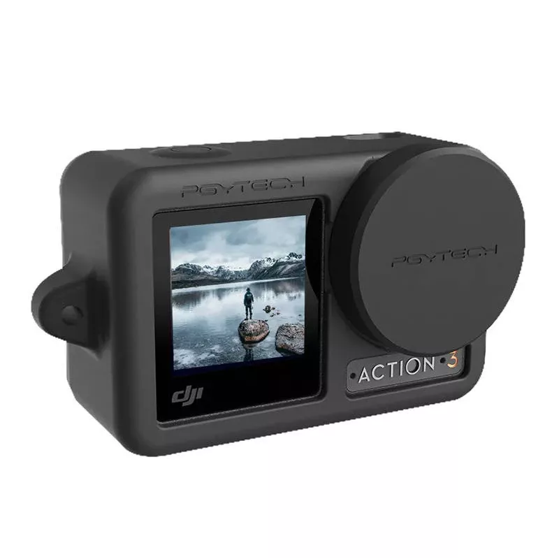 Θήκη κάμερας PGYTECH OSMO ACTION 3 θήκη σιλικόνης μαύρη