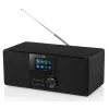 Ραδιόφωνο Internet JVC RA-E981B — ροή Wi‑Fi & Bluetooth, DAB+, FM, 2x5W, 40 μνήμες σταθμών, USB, AUX, οθόνη LCD