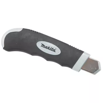 Makita D-65713 Μαχαίρι με αναλώσιμες λεπίδες, 100 mm, περιλαμβάνει 8 αναλώσιμες λεπίδες (7 αποθηκευμένες στη λαβή), αυτόματη τροφοδοσία λεπίδας, εργονομική αντιολισθητική λαβή, μπλε