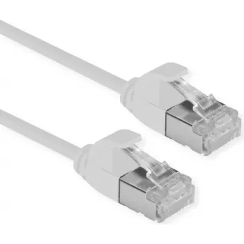 ROLINE U/FTP DataCenter Patchkabel Cat.6A (Κλάση EA), LSOH, λεπτό, γκρι, 0,5 m (21.15.3302)