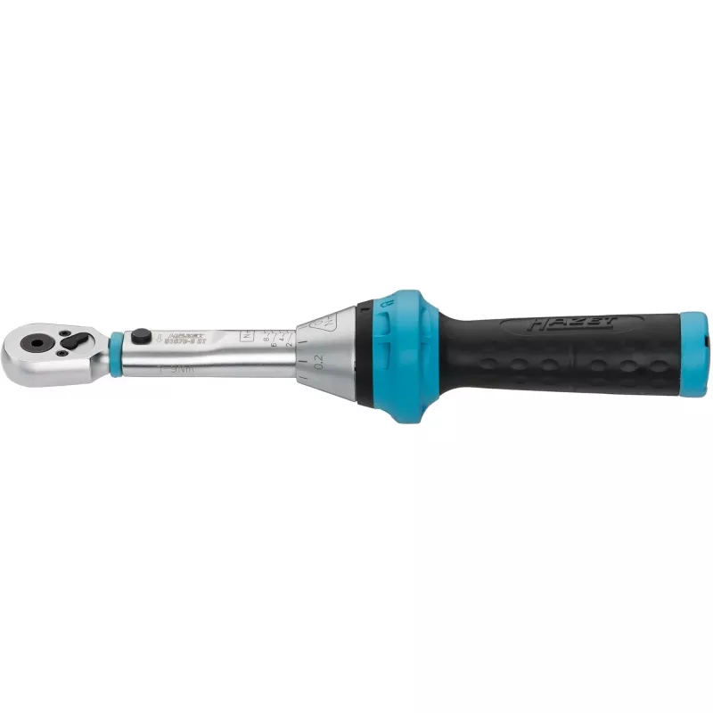 Κλειδί ροπής 5107B-3CT για bits, 1/4 (μπλε/μαύρο, καστάνια με αναστροφή)