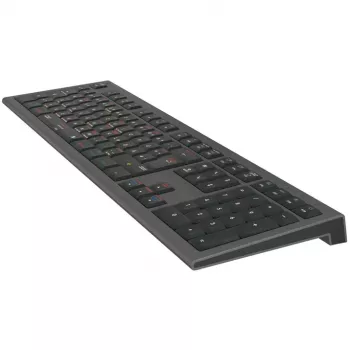 Logickeyboard LKB-OSX-A2M-DE Πληκτρολόγιο USB QWERTZ Γερμανικό Μαύρο (LKB-OSX-A2M-DE)