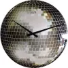 NeXtime ρολόι 8801 Small Disco, Ø30 cm, επιτοίχιο, ασημί