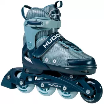 Inline πατίνια HUDORA Leon 2.0, ρυθμιζόμενο μέγεθος 29–32, μπλε/γκρι