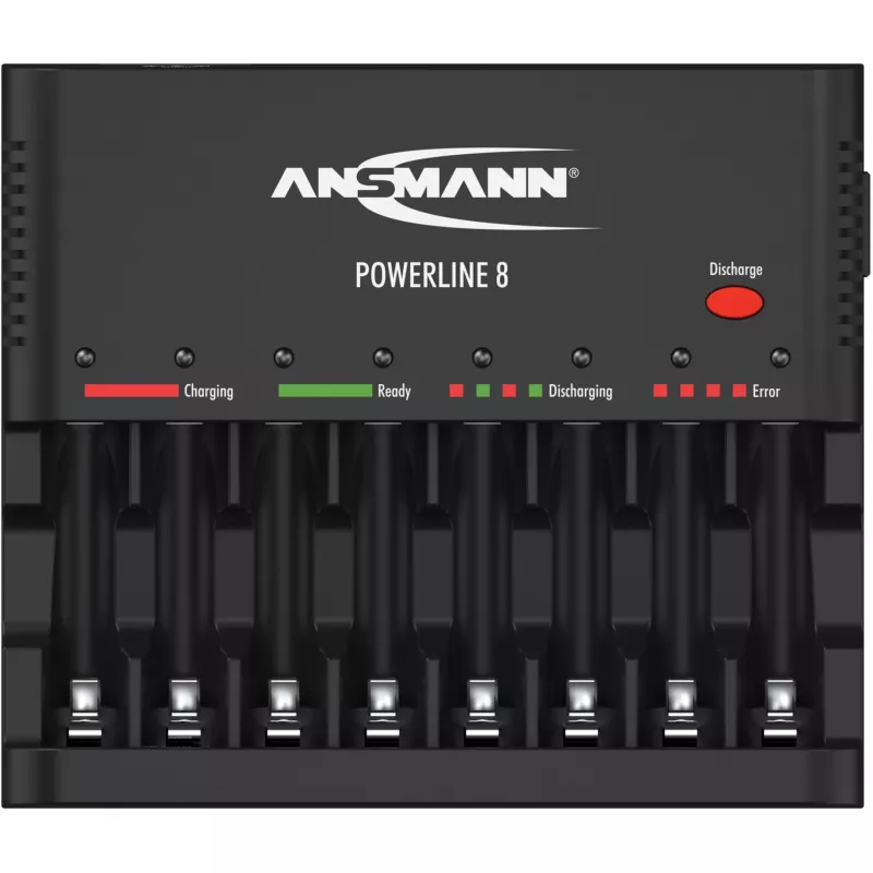 Φορτιστής μπαταρίας Ansmann Powerline 8