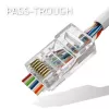 Βύσμα RJ45 QOLTEC 54544 CAT6 UTP, συσκευασία 100 τεμ.