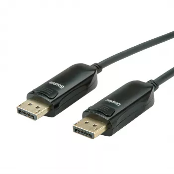 ROLINE καλώδιο DisplayPort v1.4 AOC 8K60 αρσενικό/αρσενικό 20m - καλώδιο - ψηφιακό/οθόνη/βίντεο - 20 m (14.01.3493)