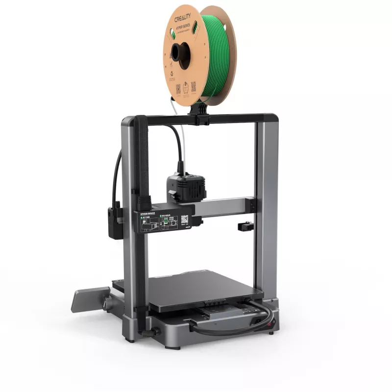 Creality Hi 1001010510 εκτυπωτής 3D, άμεσος εξωθητήρας, αυτόματη ρύθμιση επιπεδότητας, ασημί/μαύρος