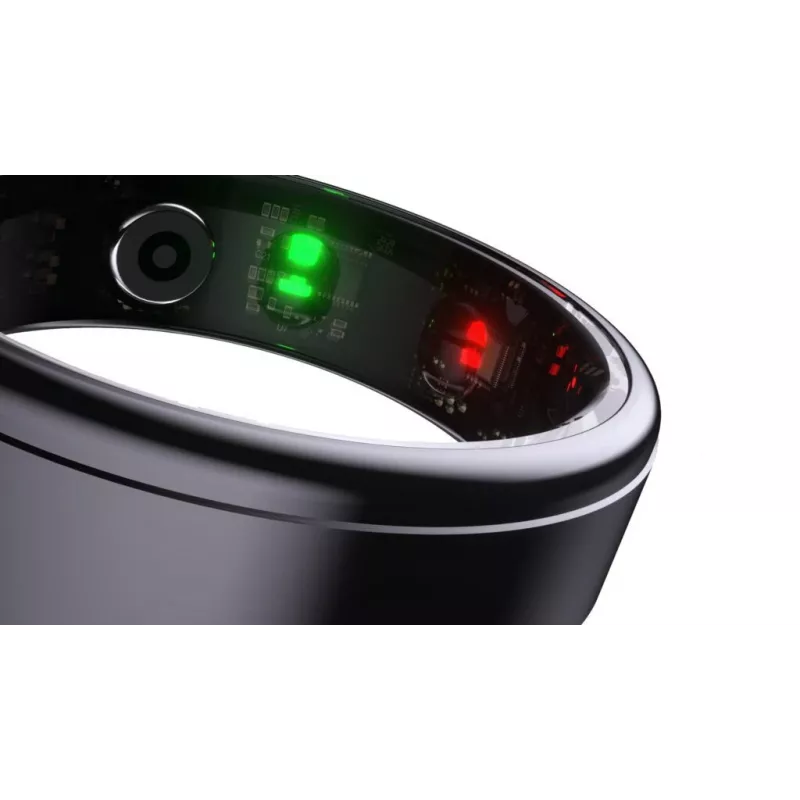 Έξυπνο δαχτυλίδι Manta SR01BK-57 Black, καρδιακός ρυθμός και οξυγόνο αίματος, IP68