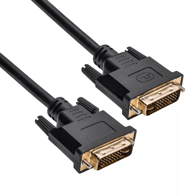 Καλώδιο Akyga AK-AV-02 DVI-I Dual-Link, 24+5 ακίδων, 1,8 m, μαύρο