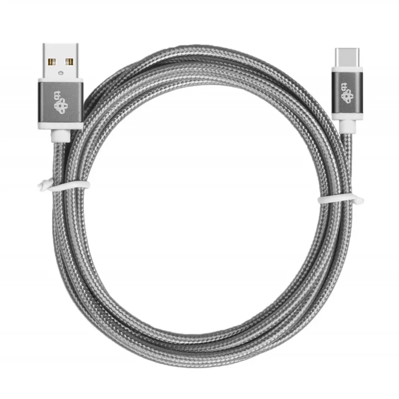 Καλώδιο TB USB - USB-C 1,5 γκρι (AKTBXKUCSBA150S)