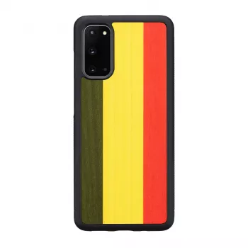 Θήκη κινητού man and wood Galaxy S20 Reggae μαύρο