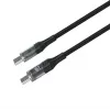Fixed | καλώδιο USB-C/USB-C με οθόνη, υποστήριξη PD, 2m, USB 2.0, 100W | FIXDD-CC2-BK