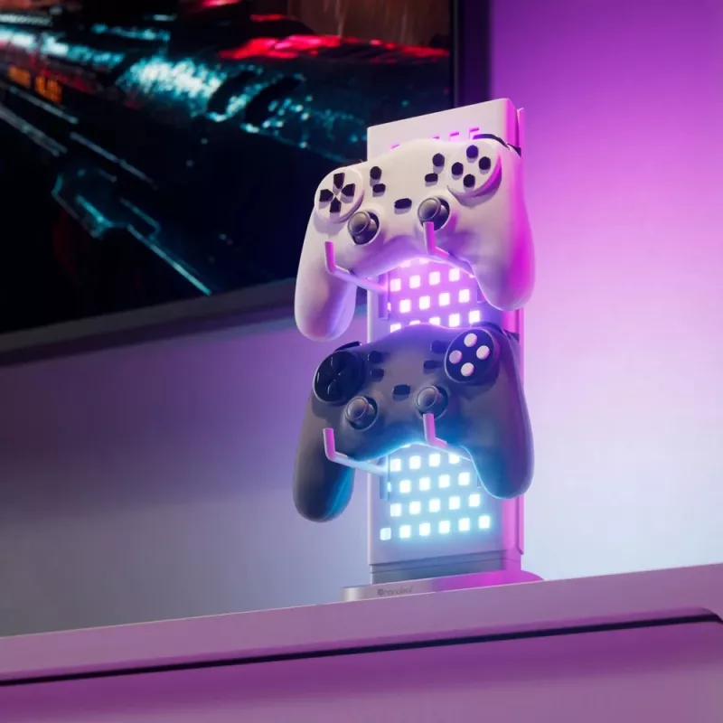 Nanoleaf Pegboard Desk Dock, Λευκό | 15 W | RGB