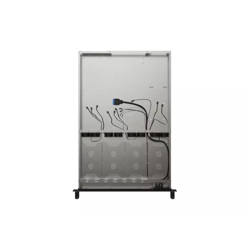 Κουτί rack Lanberg SC01-6501-12B 1U Μαύρο 8 ανεμιστήρες HDD SSD