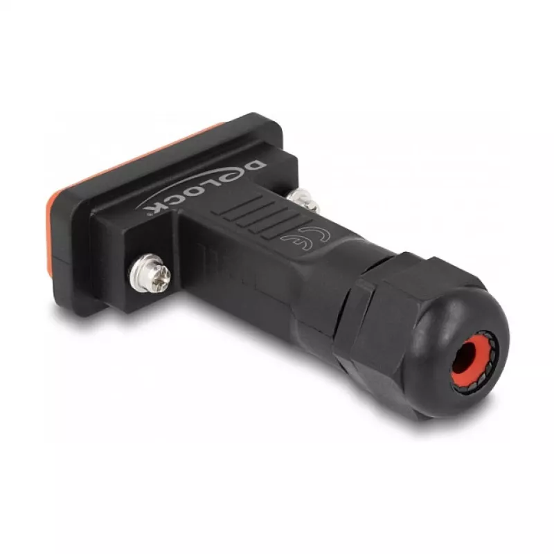 DeLOCK D-Sub 15-pin αρσενικό με θήκη IP67 αδιάβροχο