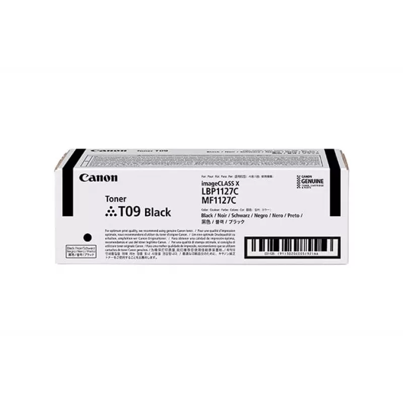 Canon TONER T09 BK δοχείο τόνερ 1 τεμ. γνήσιο μαύρο