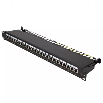 Patch panel - Extralink CAT6A STP, 24 θύρες