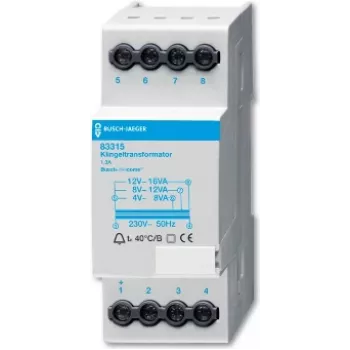 BUSCH JAEGER 8300-0-0045 - 230 V - 50 Hz - λευκό - CE - ROHS - 36 mm - 65 mm