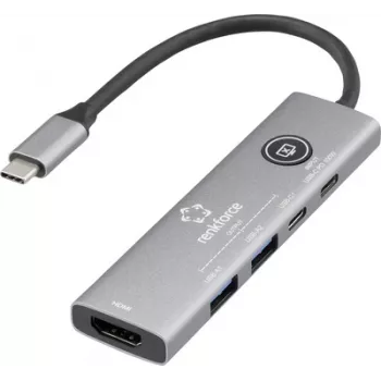 Renkforce USB-C-Dockingstation RF-DKS-908 Κατάλληλο για επώνυμους σταθμούς σύνδεσης Universal (RF-6797972)