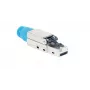 Αξεσουάρ καλωδίου Lanview LVN125465-CAT8.1 RJ45 ψευδάργυρος 15x45x15 mm