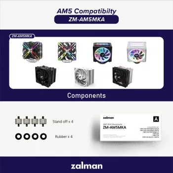 Kit τοποθέτησης ZALMAN ZM-AM5MKA για επεξεργαστές AMD — Αξεσουάρ συμβατό με socket