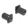 Μονάδα τύπου D DeLOCK DisplayPort υποδοχή σε υποδοχή 4K μαύρο