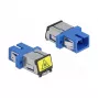 Ζεύκτης οπτικής ίνας DeLOCK 86888 SC Simplex υποδοχή σε SC Simplex υποδοχή μπλε