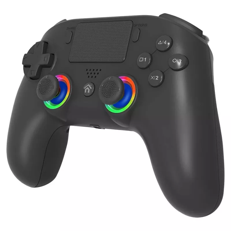 Gamepad Subsonic PS5 Wireless LED Controller μαύρο D-pad Home Επιλογές Κοινή χρήση