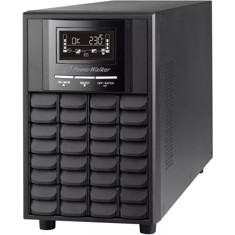 PowerWalker VI 1100 CW UPS line-interactive 1100 VA (1,1 kVA), 770 W, 7 Ah, RS-232, USB, μαύρο