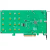 HighPoint Host-Bus-Adapter Rocket 1204 PCI-Ex8v3 - 4x M.2 NVMe - NVMe - PCI-Express