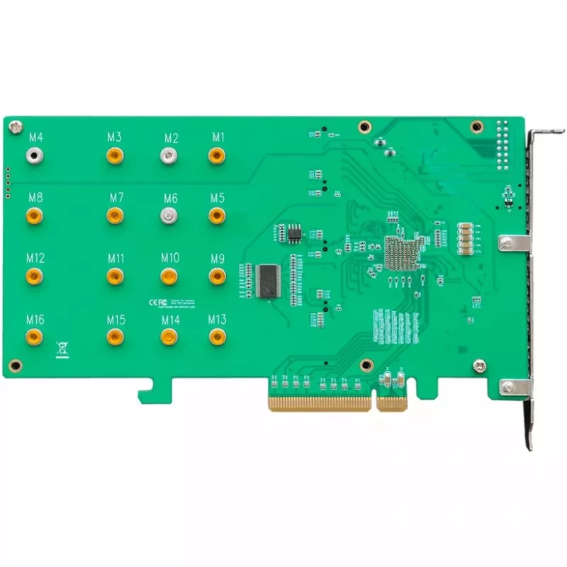 HighPoint Host-Bus-Adapter Rocket 1204 PCI-Ex8v3 - 4x M.2 NVMe - NVMe - PCI-Express