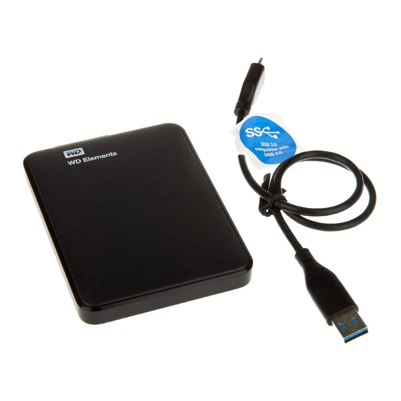 WD Elements Portable WDBUZG0010BBK - σκληρός δίσκος - 1 TB - εξωτερικός (φορητός) - USB 3.0 (WDBUZG0010BBK)