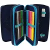Herlitz TriCase Deep Ocean 31 τεμ. μπλε πολυεστέρας 190x70x115 mm