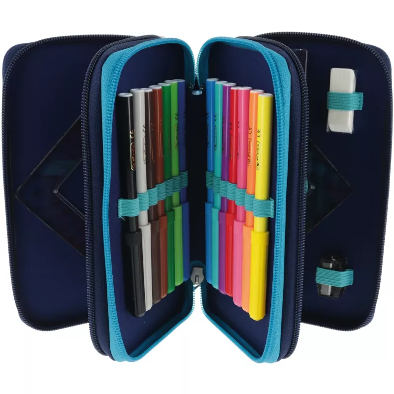 Herlitz TriCase Deep Ocean 31 τεμ. μπλε πολυεστέρας 190x70x115 mm