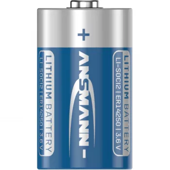Μπαταρία ANSMANN ER14250 Λιθίου-Θειονυλοχλωριδίου 3,6V 1/2AA
