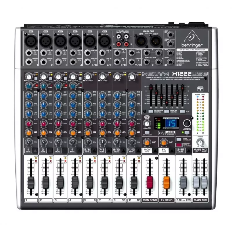 Behringer X1222USB μίκτης ήχου 4 καναλιών