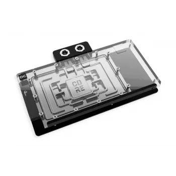 Backplate Alphacool 10270 ακρυλικό αλουμίνιο χρώμιο χαλκός νάιλον μαύρο διαφανές