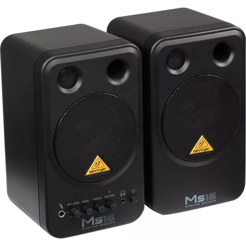 Behringer MS16 Ηχεία 2 δρόμων Μαύρο Ενσύρματο 16 W