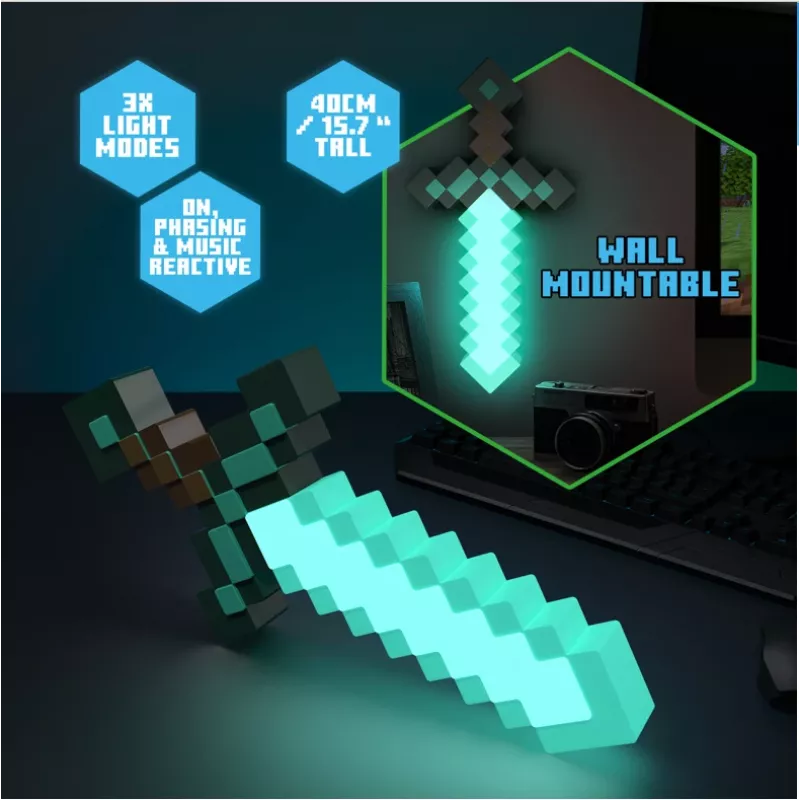 Διακοσμητικό φωτιστικό Paladone Minecraft Schwert Licht