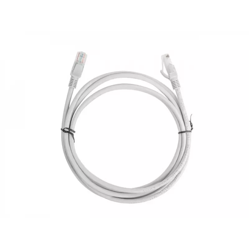Καλώδιο δικτύου LANBERG PCU6-10CC-0200-S Cat6 U/UTP RJ-45 2 m Γκρι