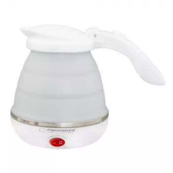 Ηλεκτρικός βραστήρας ESPERANZA EKK023 — 0,5 l, 750 W, λευκός, ανοξείδωτο ατσάλι και πλαστικό
