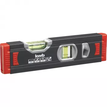 Αλφάδι αλουμινίου KWB Mini 20 cm (Σκούρο γκρι/Κόκκινο)