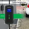 Qoltec Mobile EV Car Charger Adjustable 2in1 Type2 | 7kW | 230V | CEE 3 PIN | Wi-fi| LCD | φορητός | Wallbox | 5m