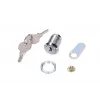 Κλειδαριά πόρτας Extralink ROUND LOCK FOR CABINETS, στρογγυλή κλειδαριά ντουλαπιού, ασημί