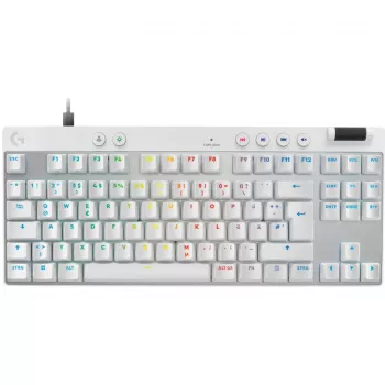 Logitech G PRO X TKL RAPID Gaming Πληκτρολόγιο, διάταξη QWERTZ, λευκό (920-013240)